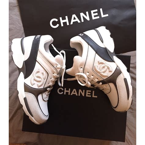 chanel basket femme blanche|basket chanel rose et noir.